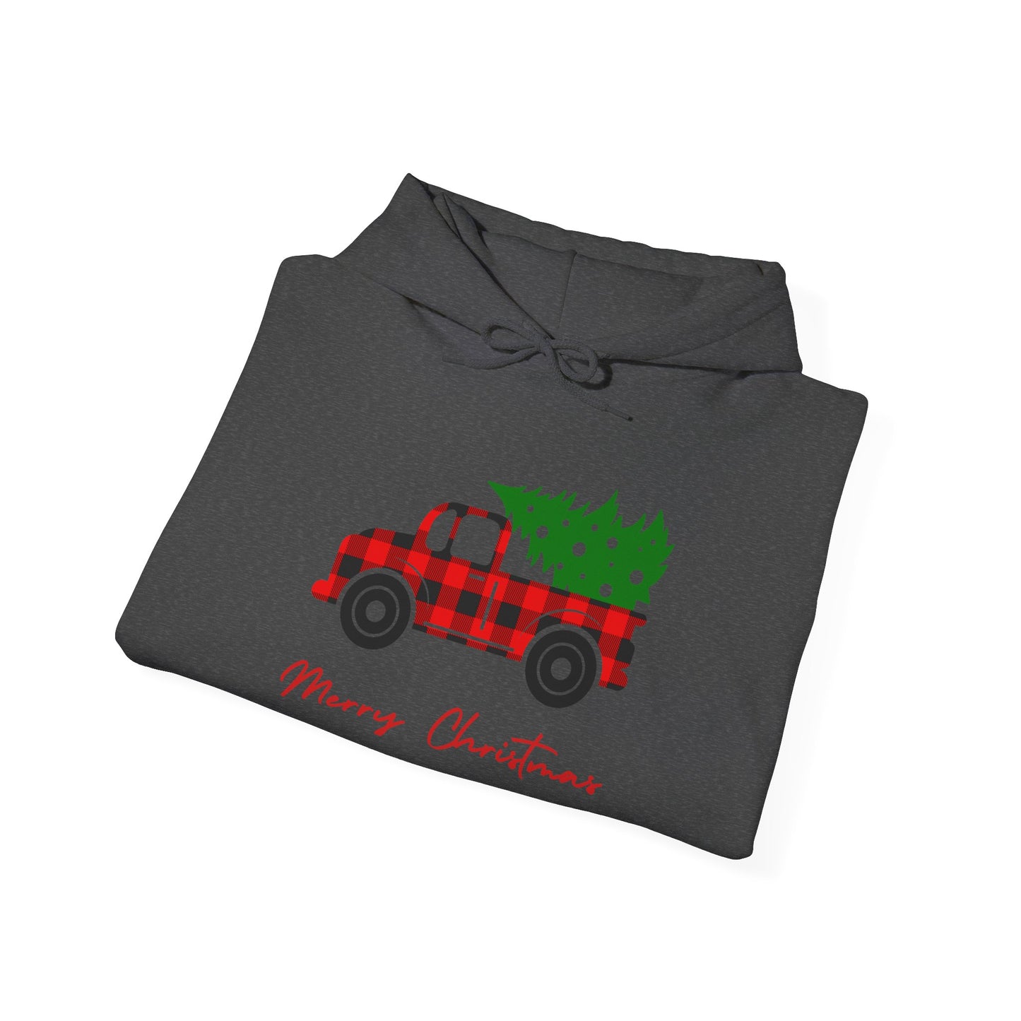 Merry Christmas Hoodie with COOL Truck Design