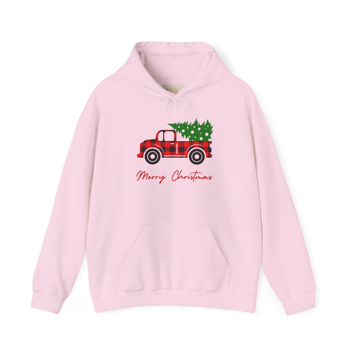 Merry Christmas Hoodie with COOL Truck Design