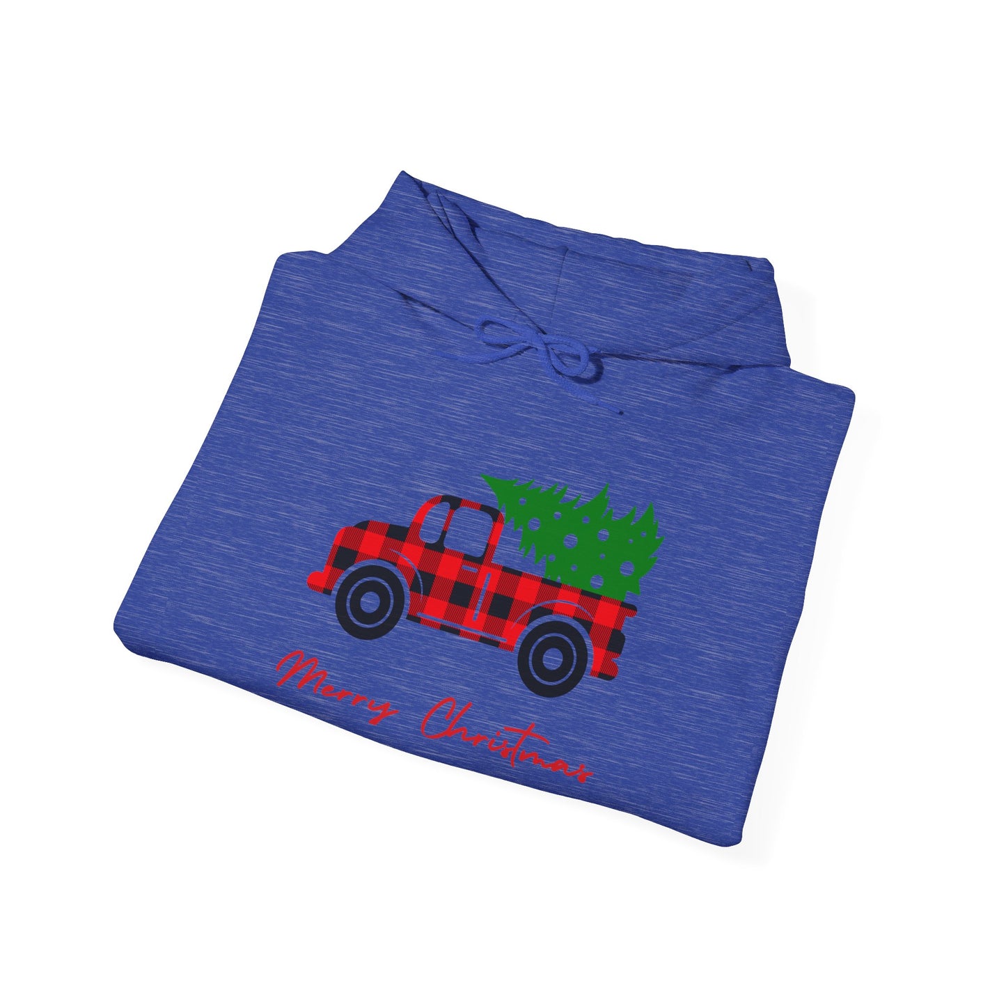 Merry Christmas Hoodie with COOL Truck Design