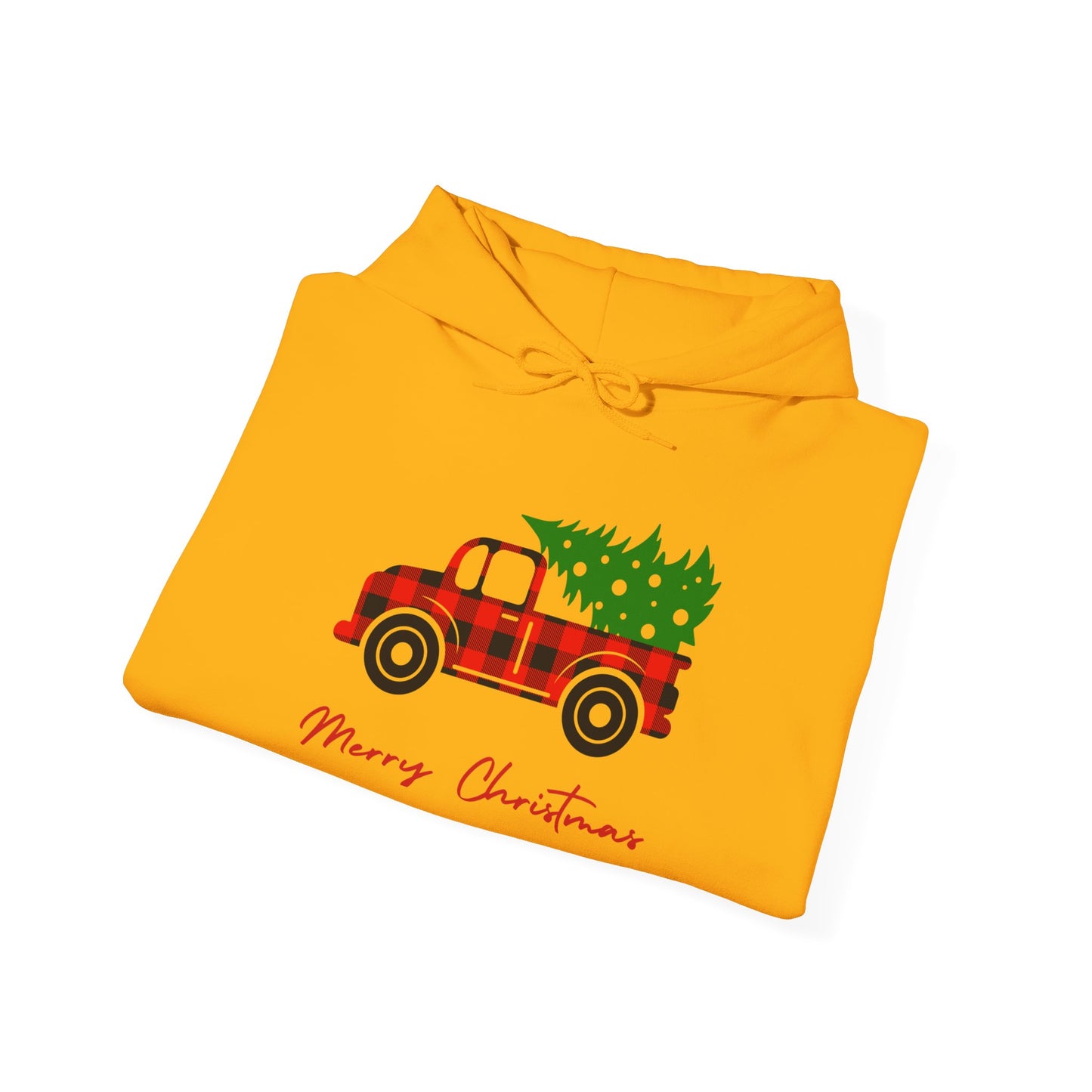 Merry Christmas Hoodie with COOL Truck Design