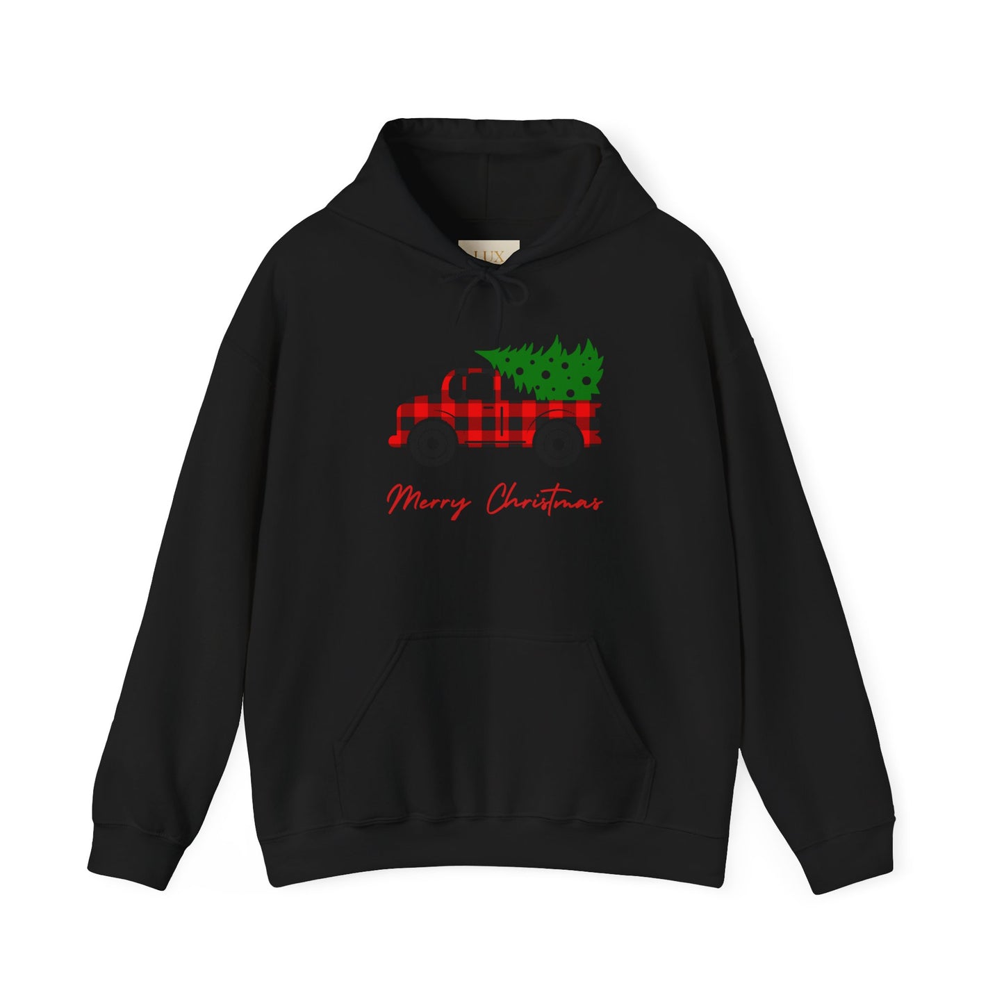 Merry Christmas Hoodie with COOL Truck Design