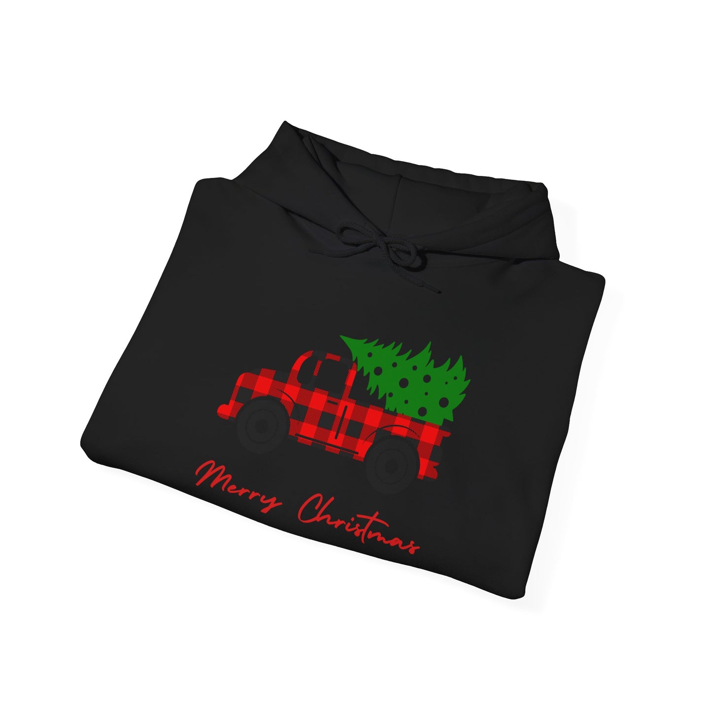 Merry Christmas Hoodie with COOL Truck Design