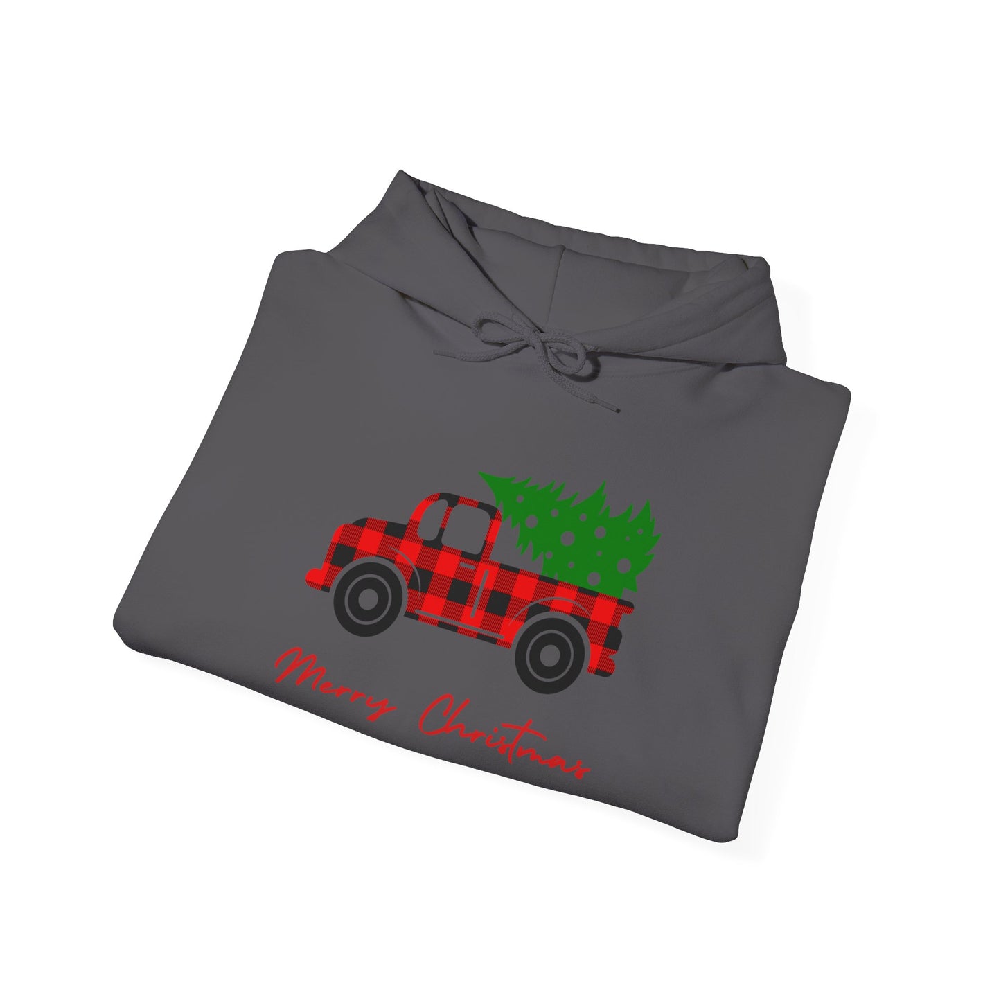 Merry Christmas Hoodie with COOL Truck Design