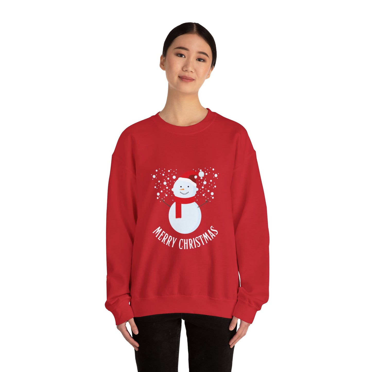 Snowman Holiday Crewneck Sweatshirt - Unisex Heavy Blend™