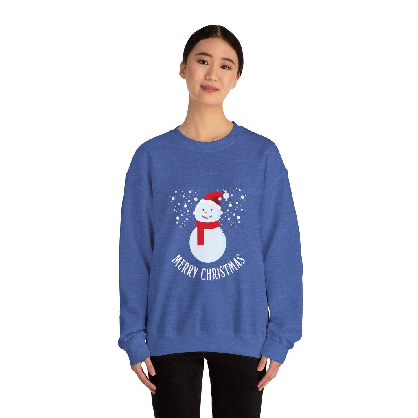 Snowman Holiday Crewneck Sweatshirt - Unisex Heavy Blend™