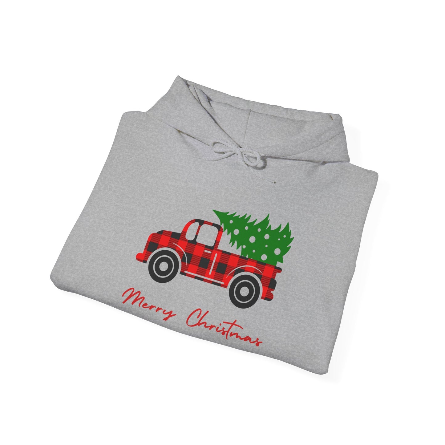 Merry Christmas Hoodie with COOL Truck Design