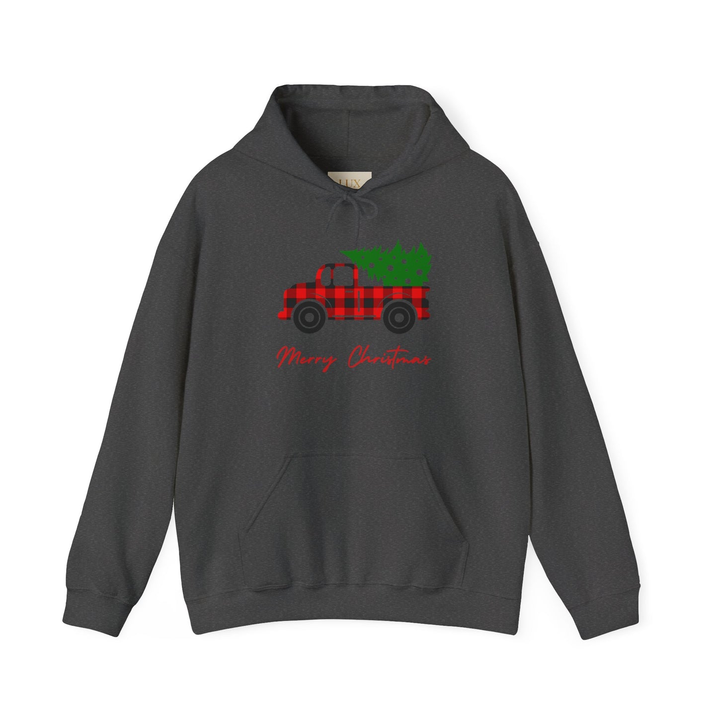 Merry Christmas Hoodie with COOL Truck Design