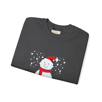 Snowman Holiday Crewneck Sweatshirt - Unisex Heavy Blend™