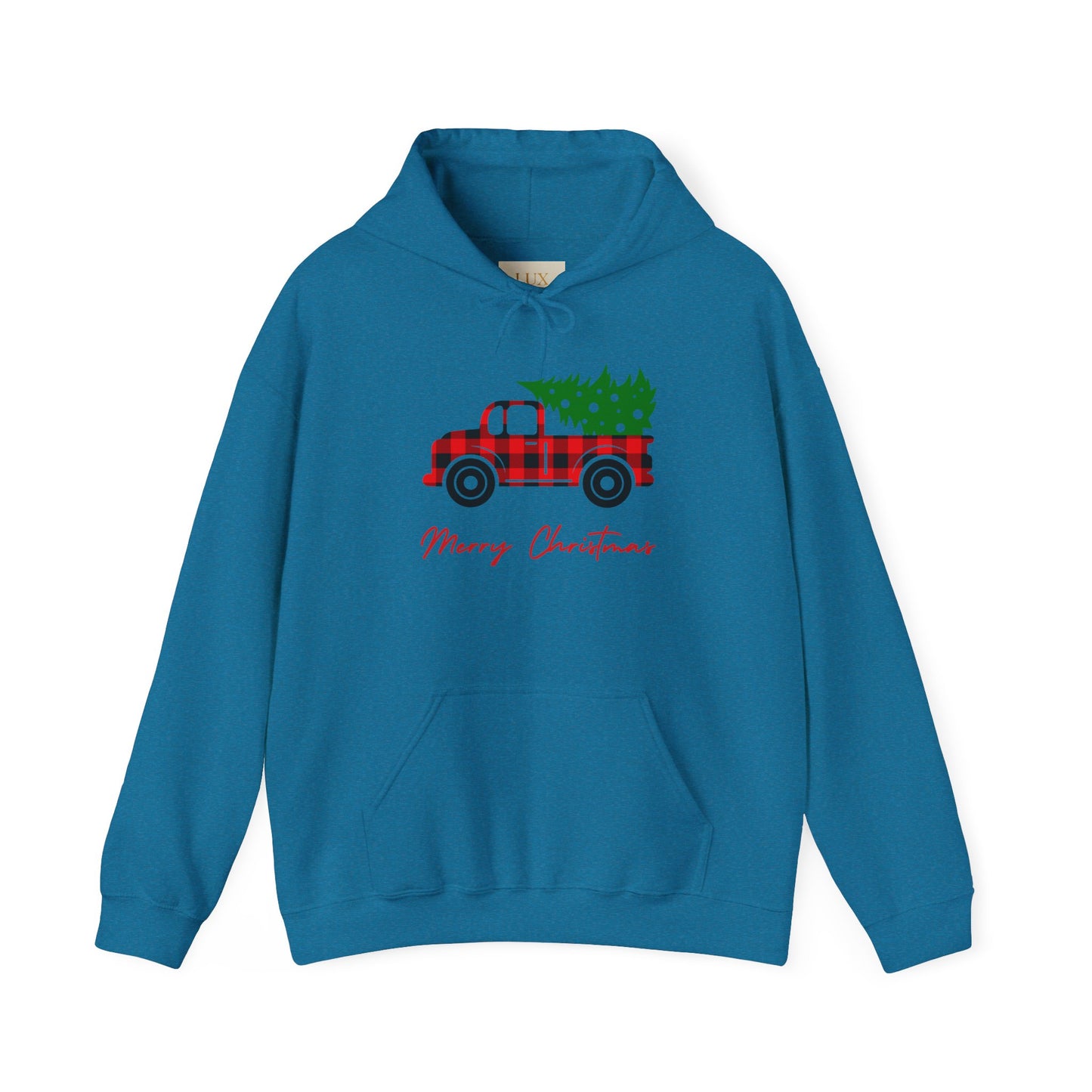 Merry Christmas Hoodie with COOL Truck Design
