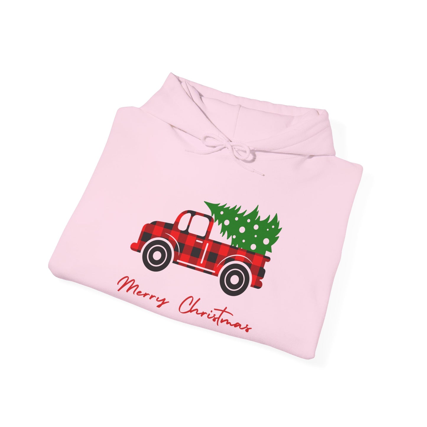 Merry Christmas Hoodie with COOL Truck Design