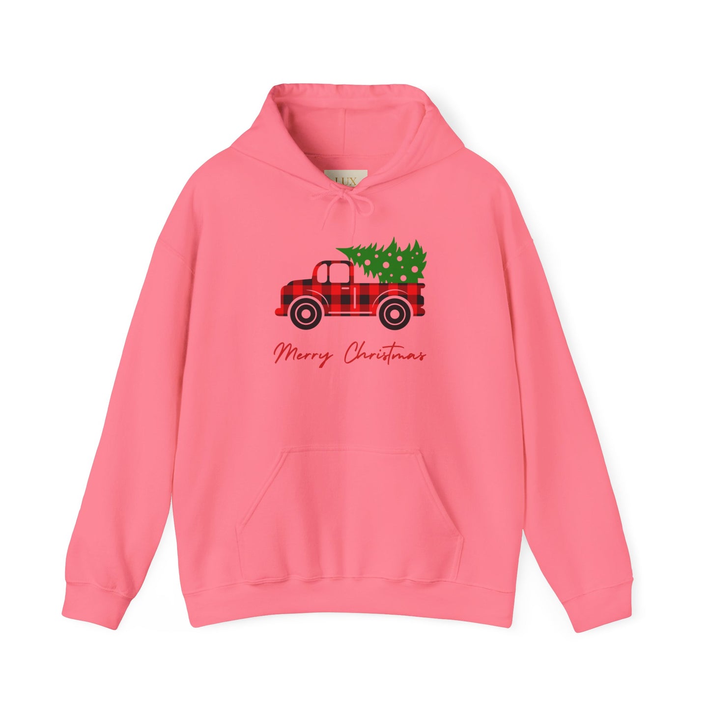 Merry Christmas Hoodie with COOL Truck Design