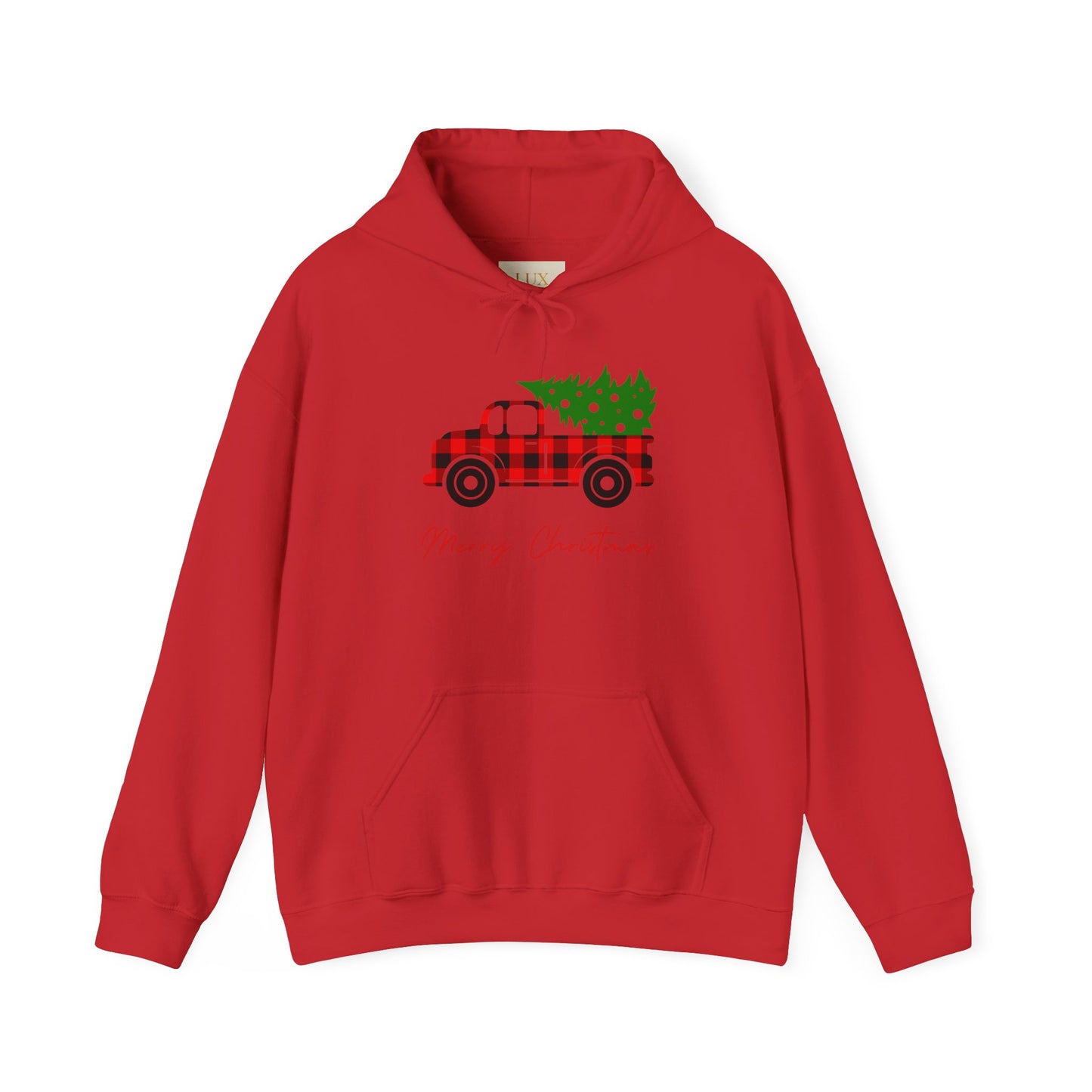 Merry Christmas Hoodie with COOL Truck Design