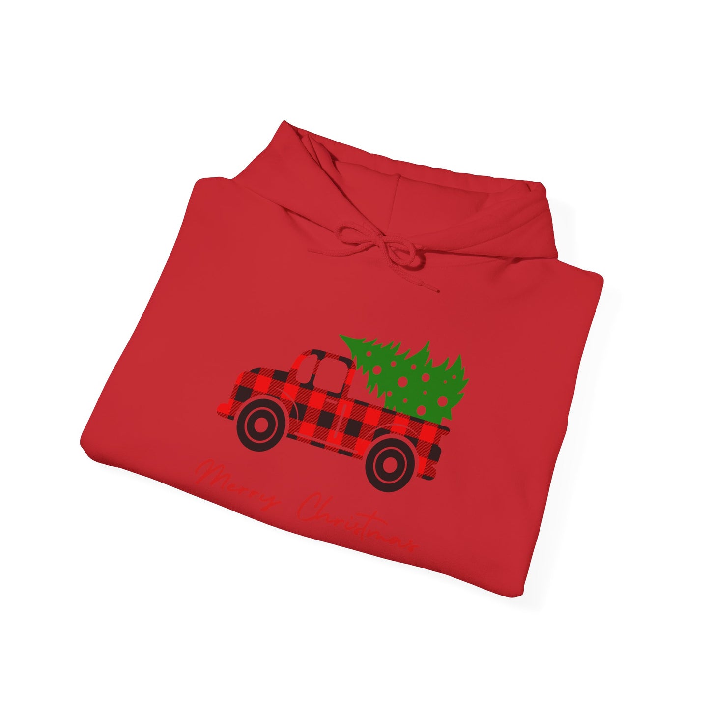 Merry Christmas Hoodie with COOL Truck Design