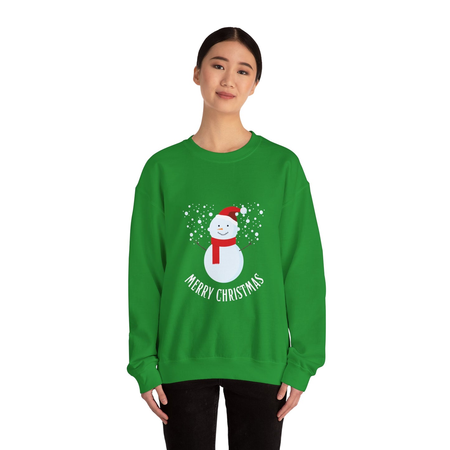 Snowman Holiday Crewneck Sweatshirt - Unisex Heavy Blend™