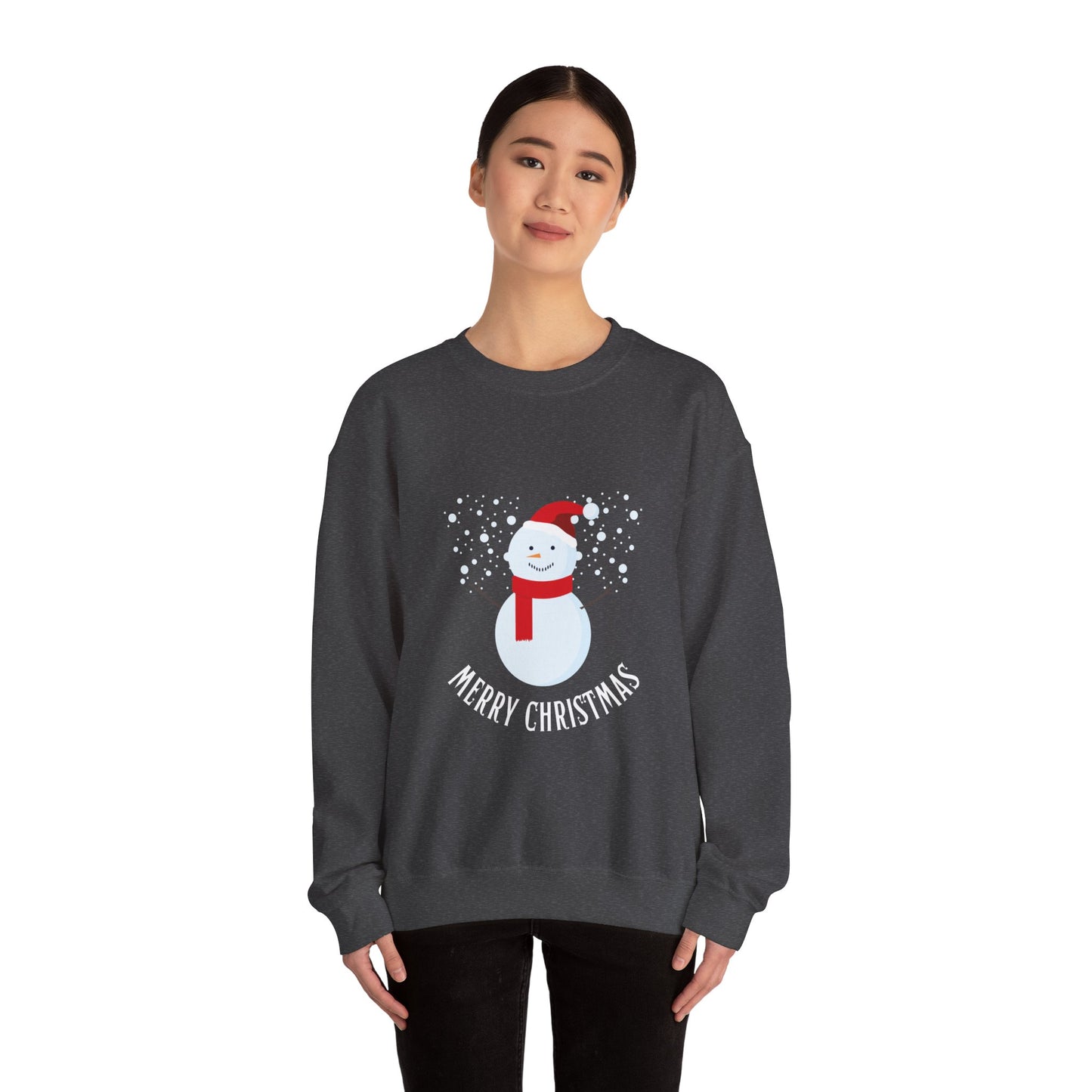 Snowman Holiday Crewneck Sweatshirt - Unisex Heavy Blend™