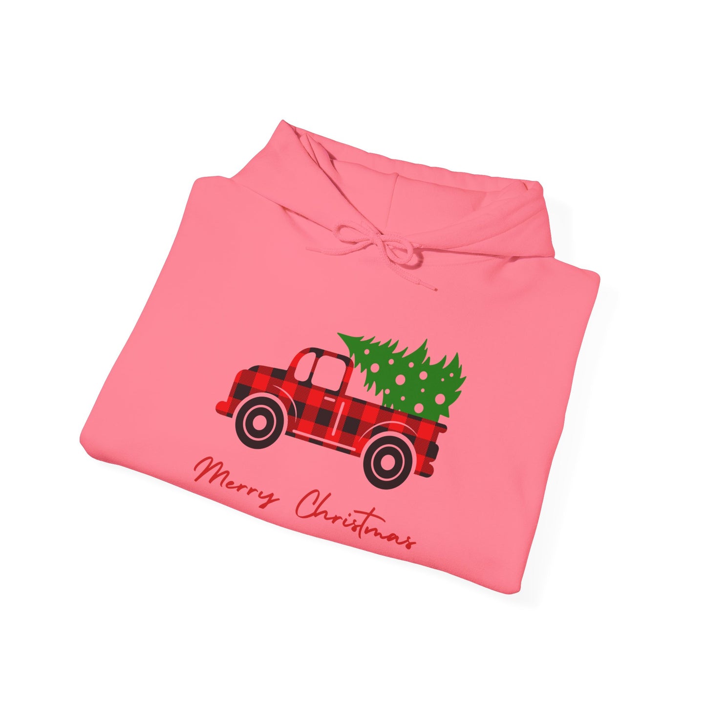 Merry Christmas Hoodie with COOL Truck Design
