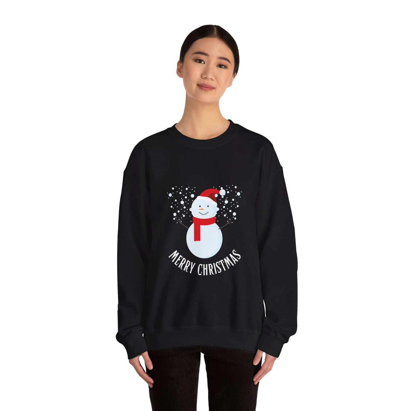 Snowman Holiday Crewneck Sweatshirt - Unisex Heavy Blend™