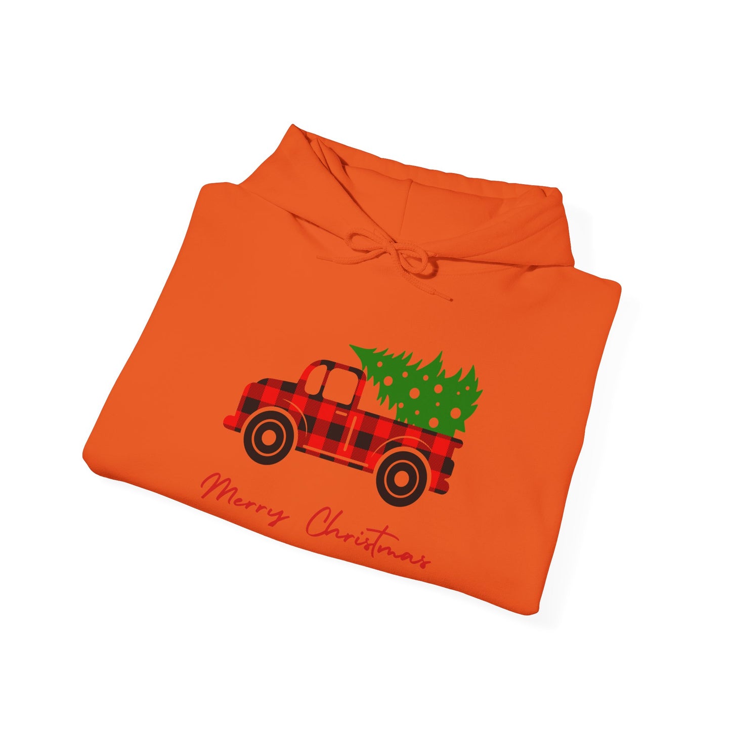 Merry Christmas Hoodie with COOL Truck Design