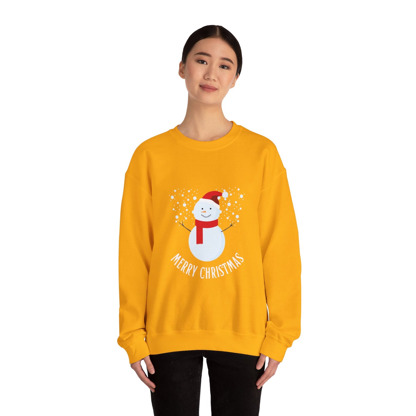 Snowman Holiday Crewneck Sweatshirt - Unisex Heavy Blend™
