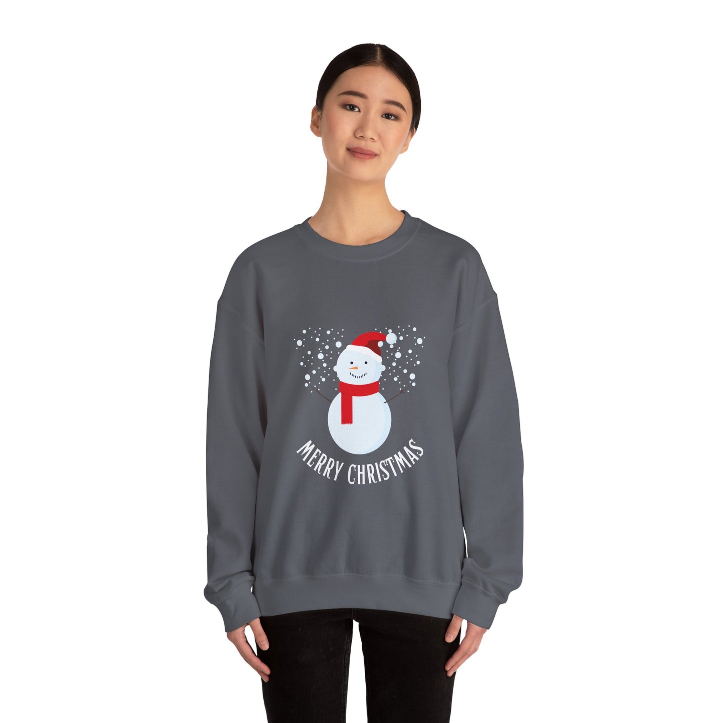 Snowman Holiday Crewneck Sweatshirt - Unisex Heavy Blend™