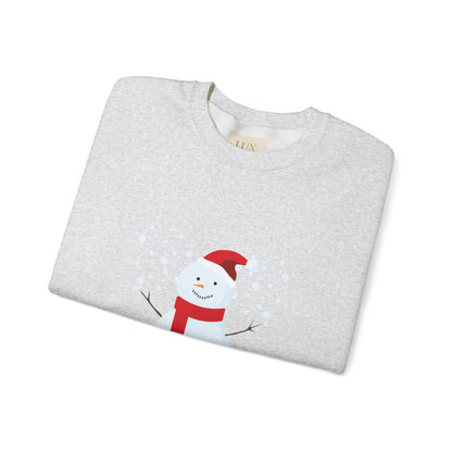 Snowman Holiday Crewneck Sweatshirt - Unisex Heavy Blend™